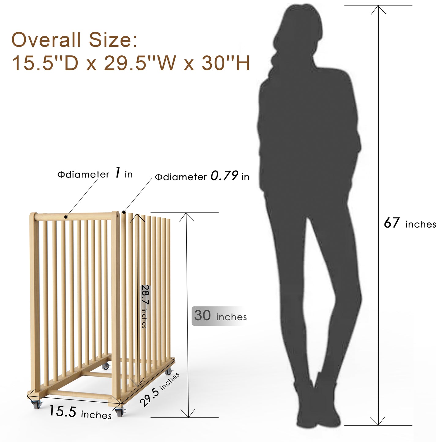 Art Storage Rack for 15'' - 40'' Canvas