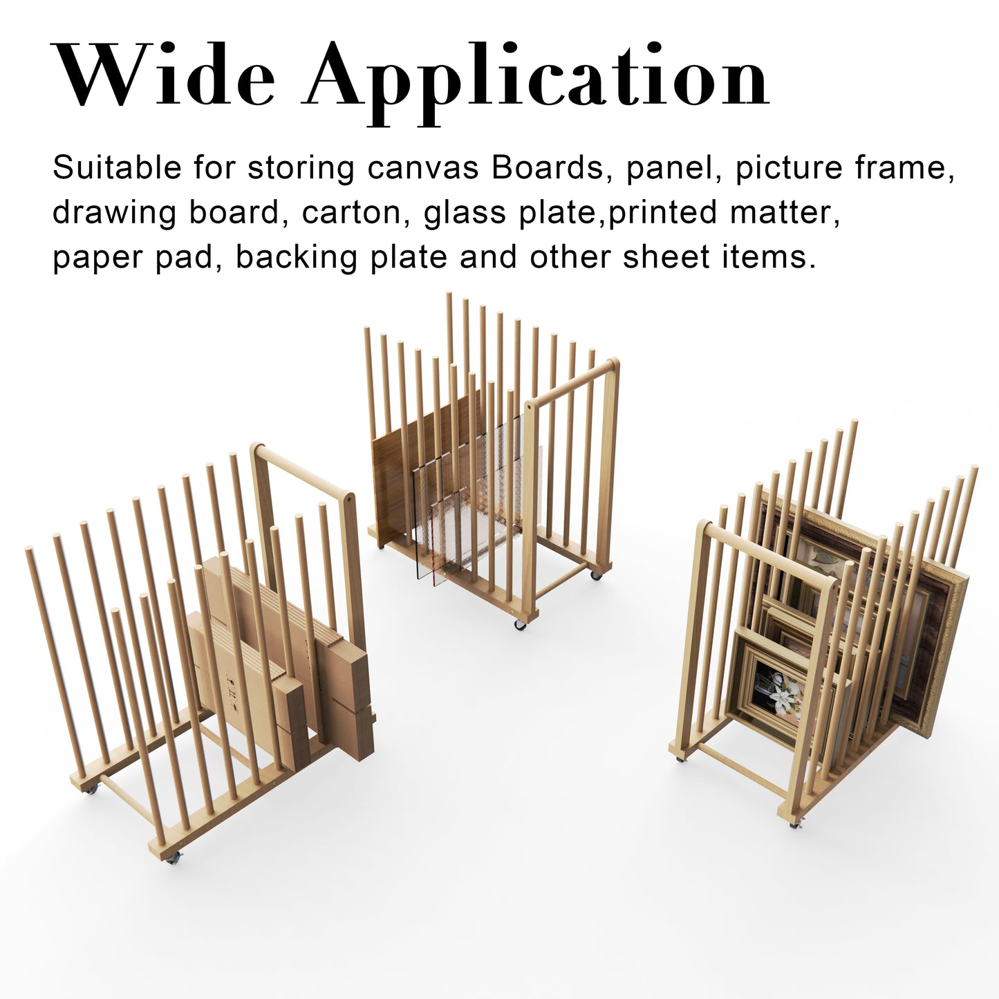 Art Storage Rack for 15'' - 40'' Canvas