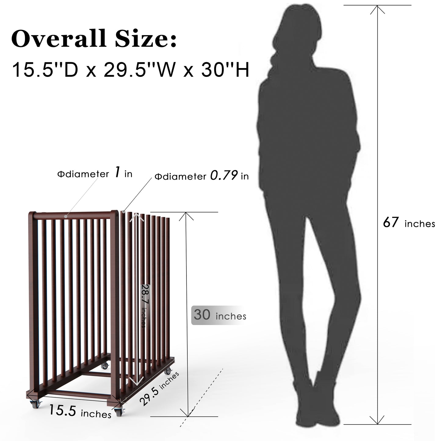 Art Storage Rack for 15'' - 40'' Canvas