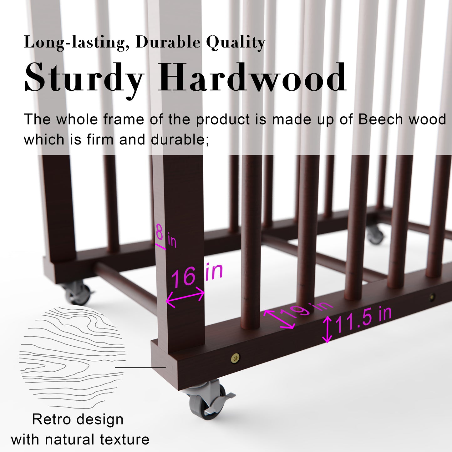 Art Storage Rack for 15'' - 40'' Canvas