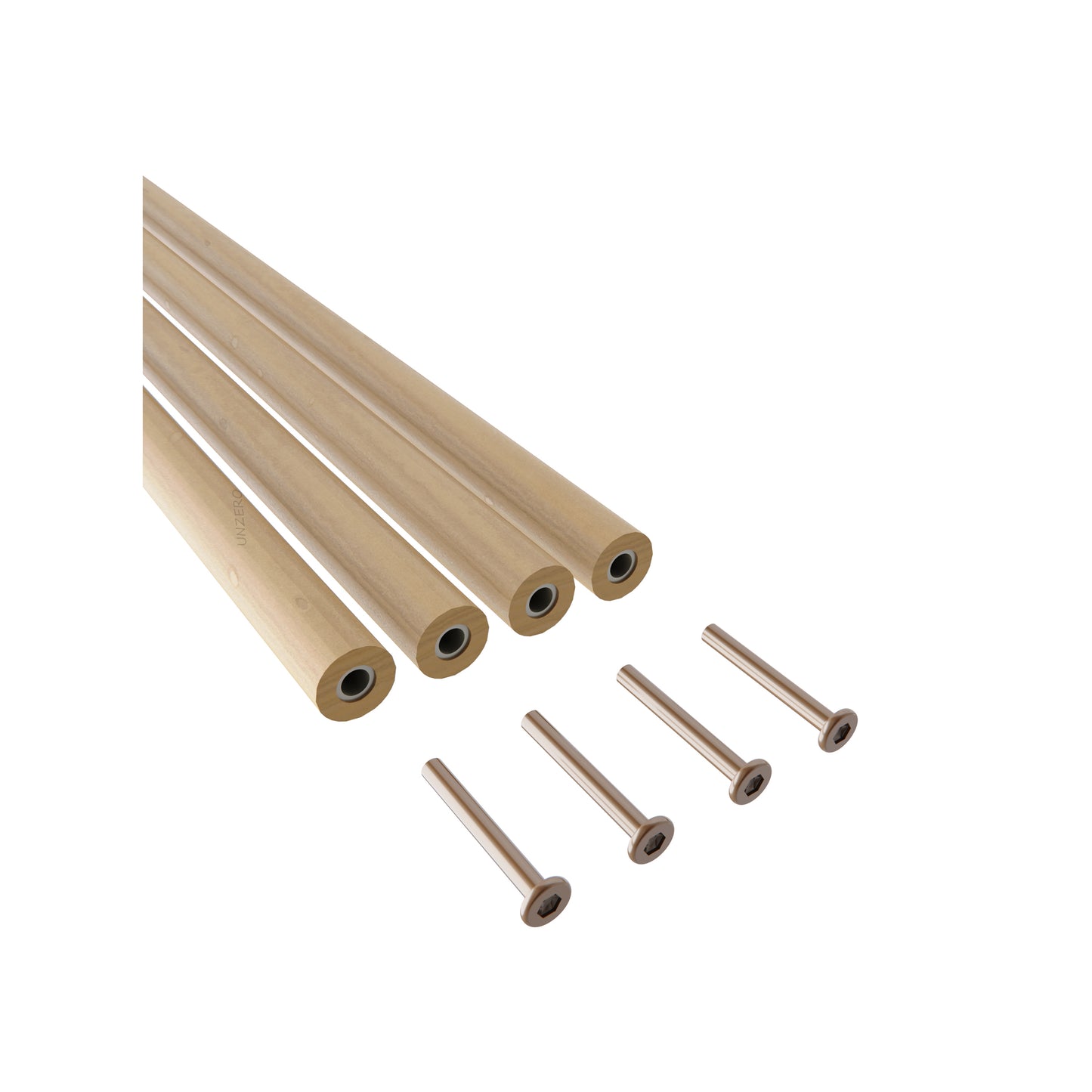 Dowel Rods Hardwood Wood Sticks-29 inches