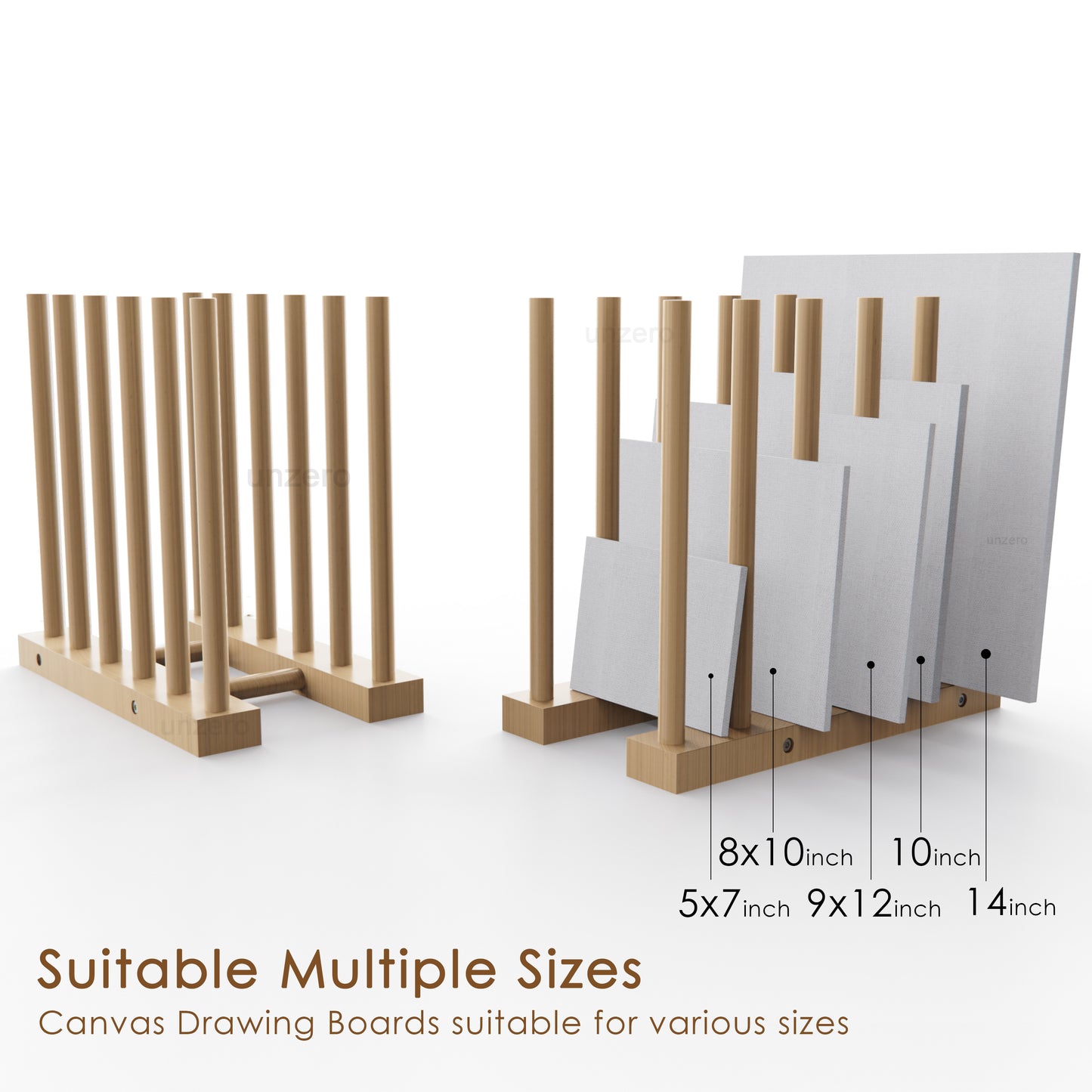 Art Storage Rack for 10'' - 30''Canvas