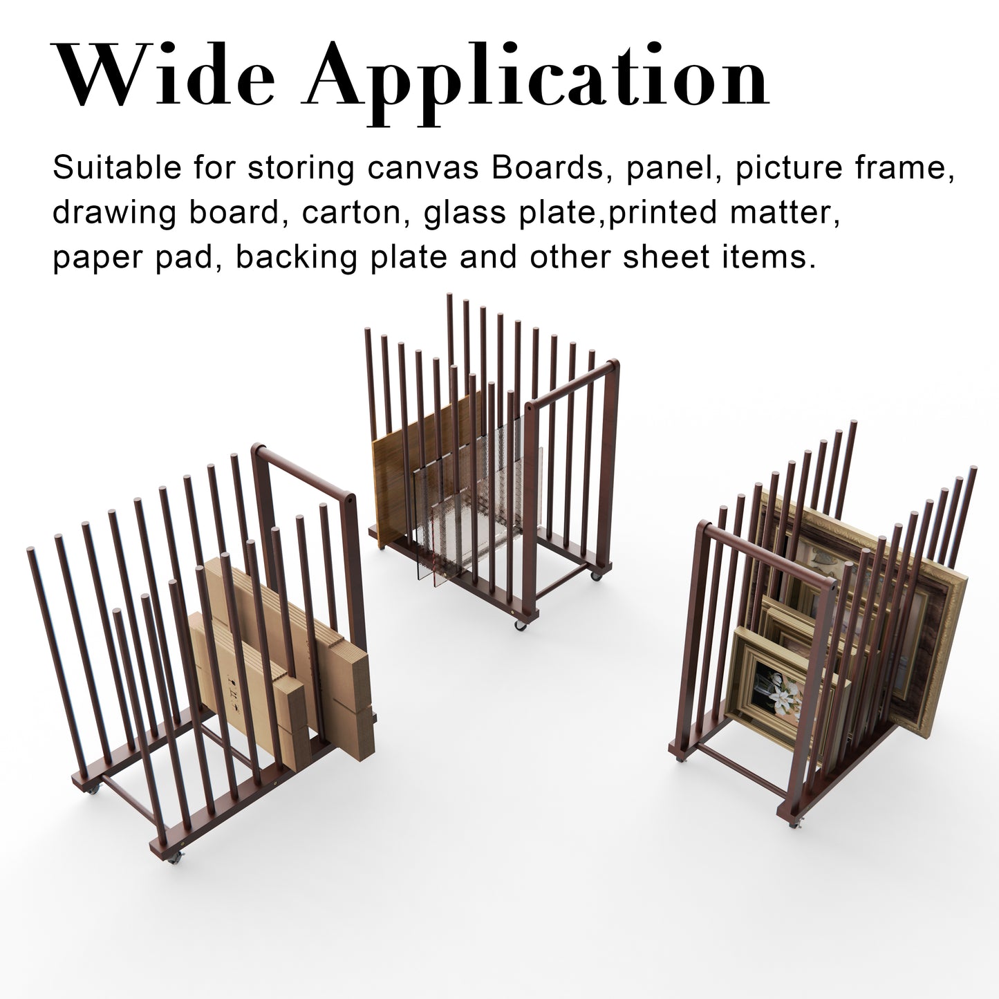 Art Storage Rack for 15'' - 40'' Canvas