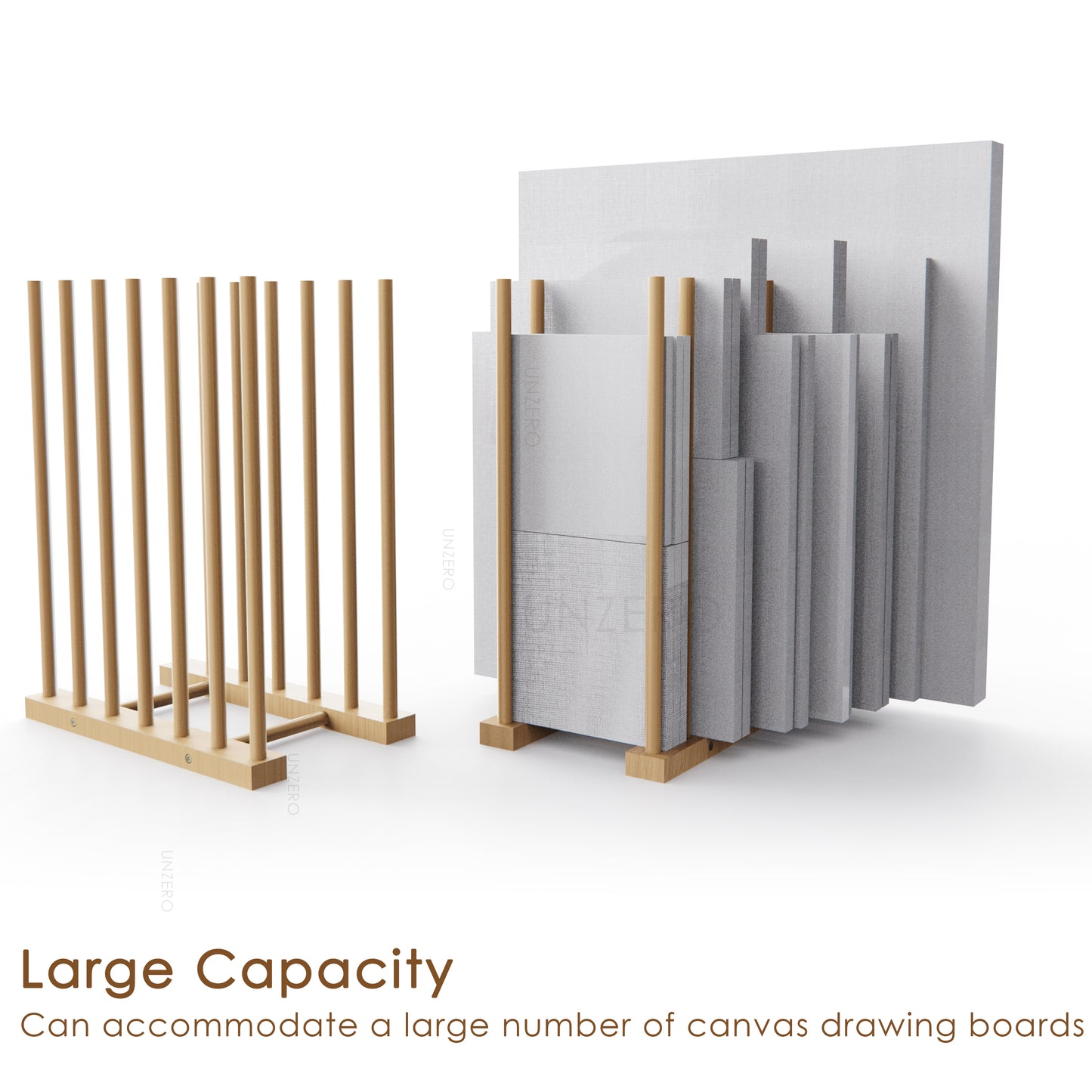 Art Storage Rack for 10'' - 30''Canvas