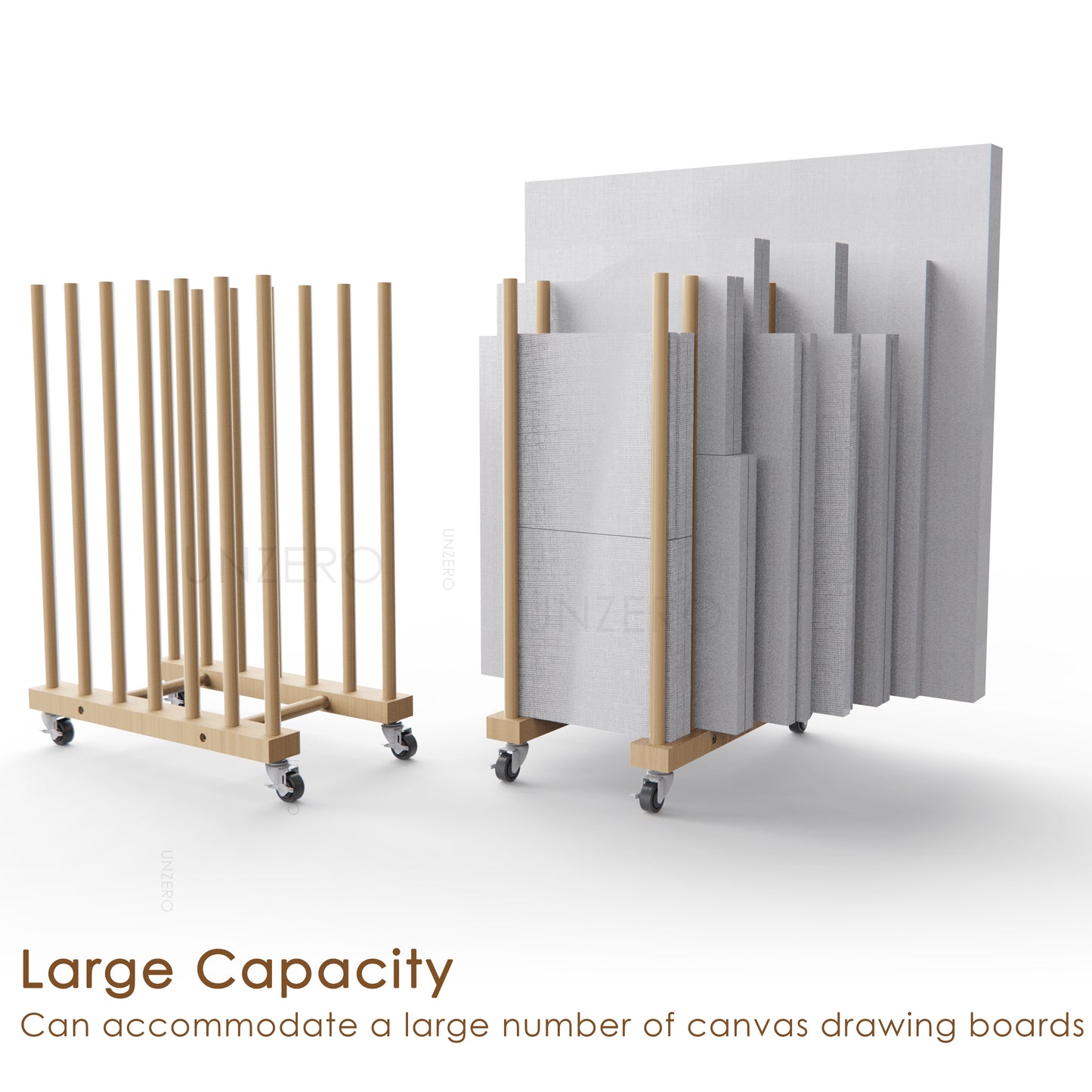 Art Storage Rack for 10'' - 30''Canvas