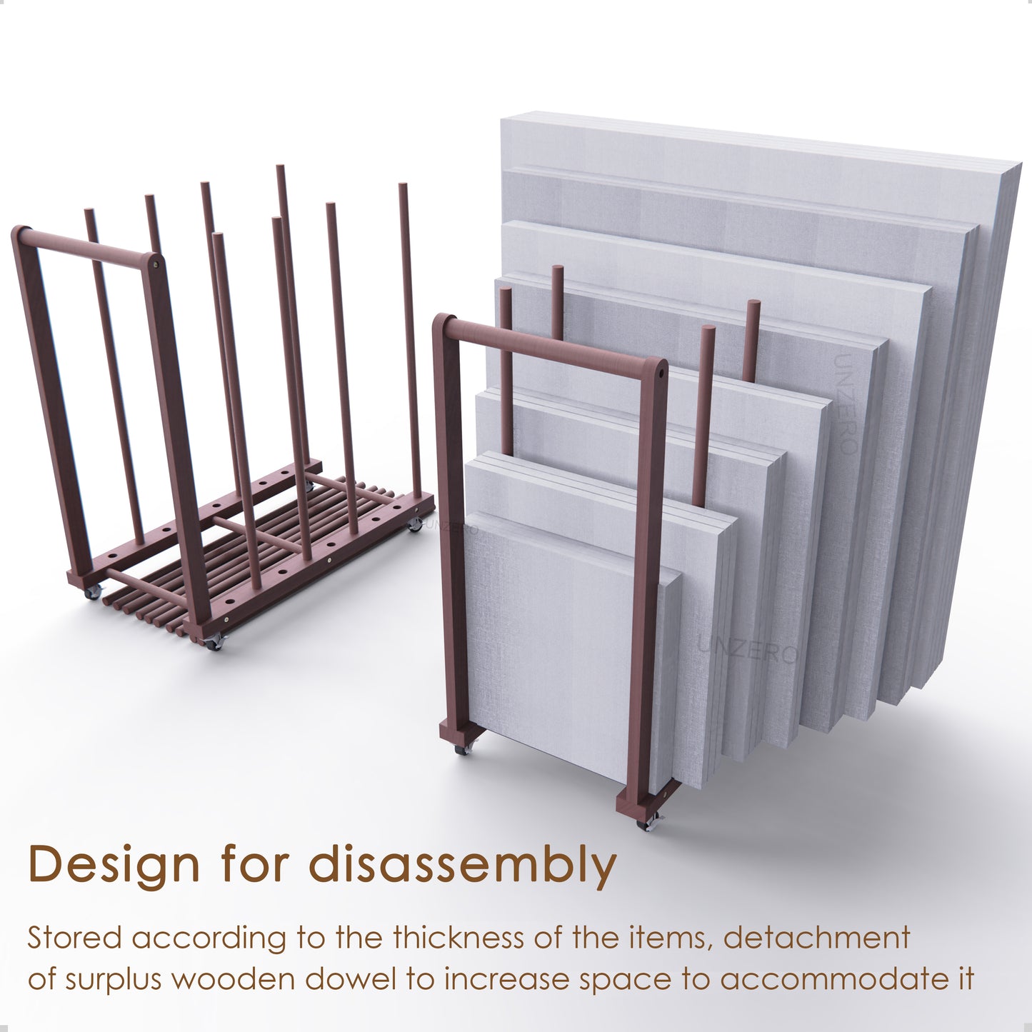Art Storage Rack for 15'' - 40'' Canvas