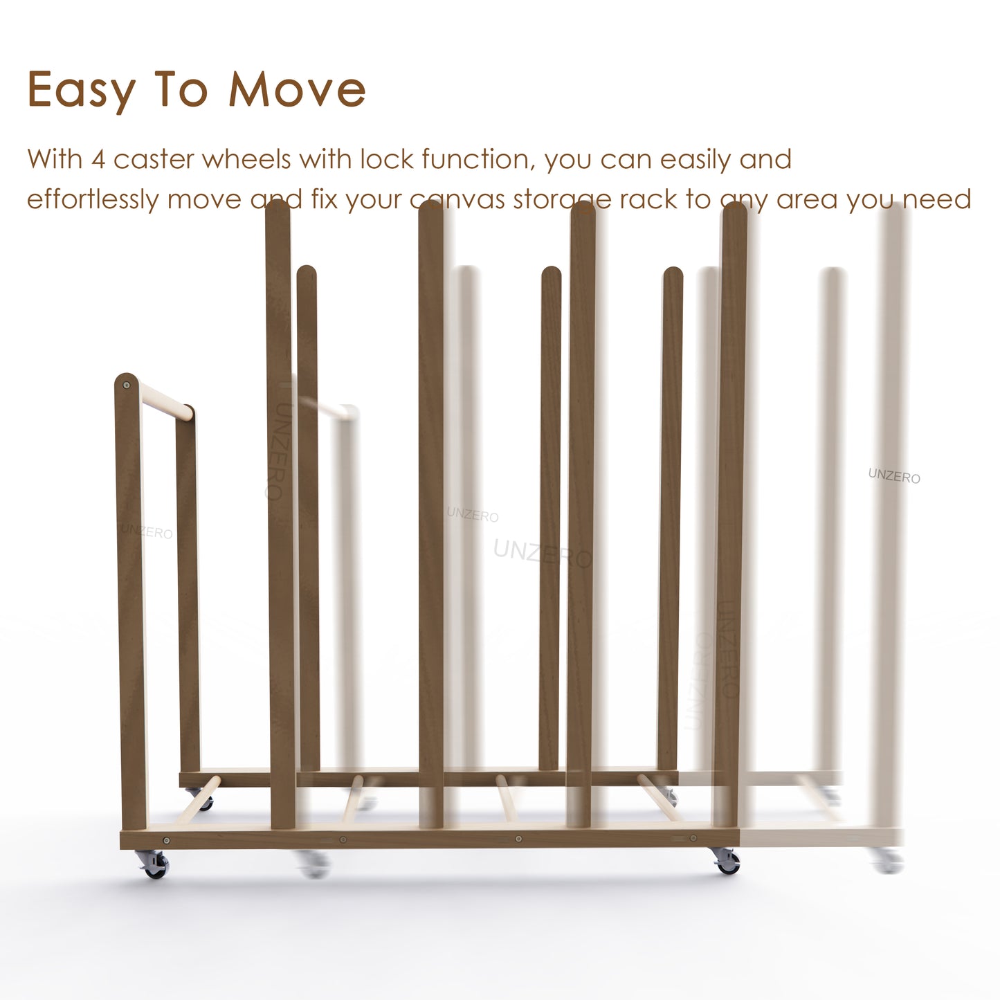 Large Art Storage Rack for 27'' - 57'' Canvas